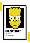 PANTONE Bart Simpsons