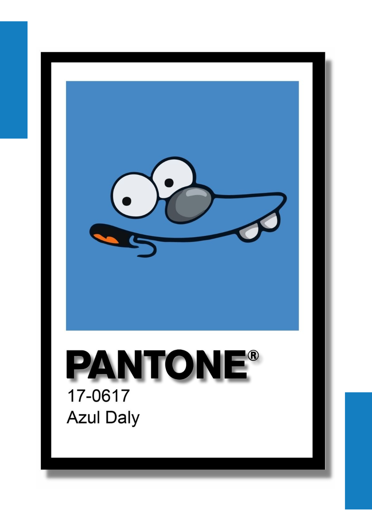Cuadro Decorativo Pantone Tommy y Daly - Los Simpson