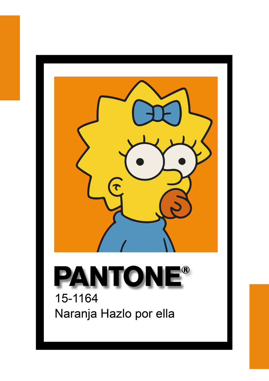 PANTONE Maggie Simpsons