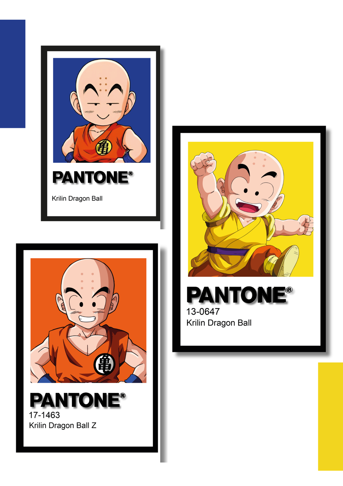 Cuadro Decorativo Pantone Krilin - Dragon Ball Z
