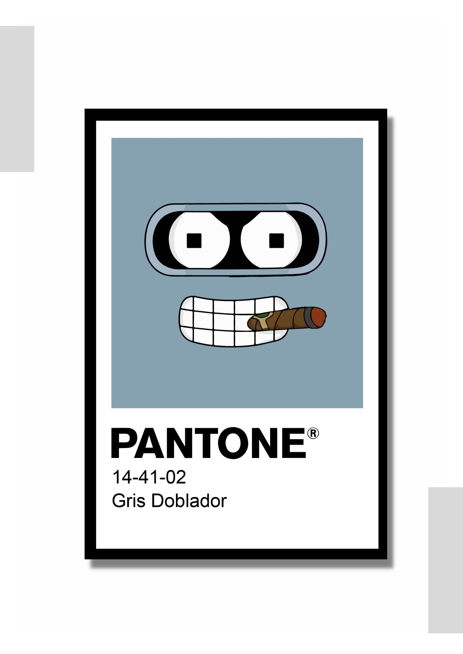 PANTONE Bender Bending Rodríguez -Futurama