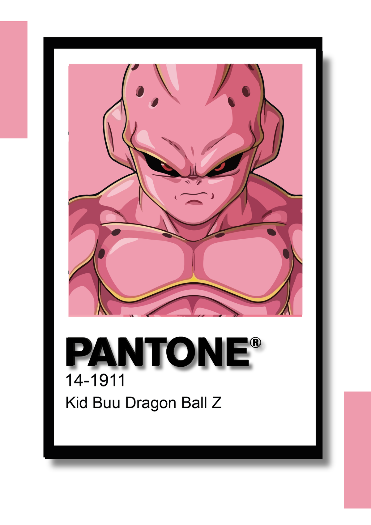 Cuadro Decorativo Pantone Kid Buu – Dragon Ball Z