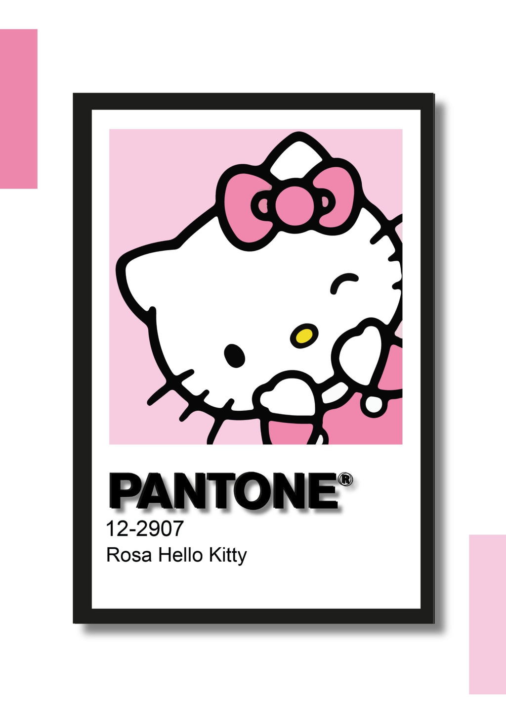 Cuadro Decorativo Pantone Hello Kitty