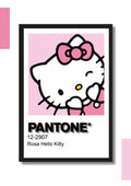 Cuadro Decorativo Pantone Hello Kitty