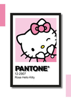 Cuadro Decorativo Pantone Hello Kitty