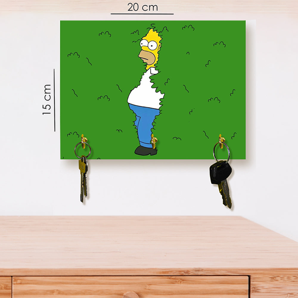 Portallaves Homero en el arbusto (Pequeño / Grande)