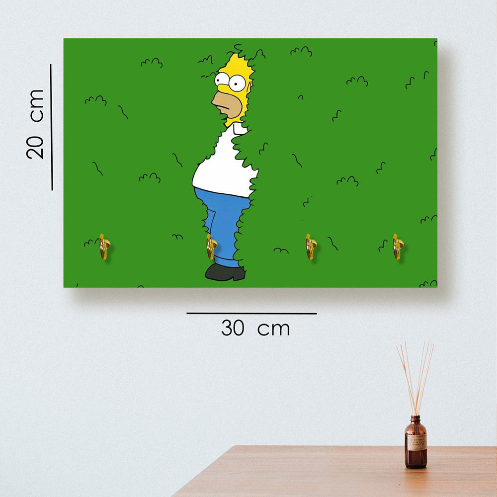 Portallaves Homero en el arbusto (Pequeño / Grande)