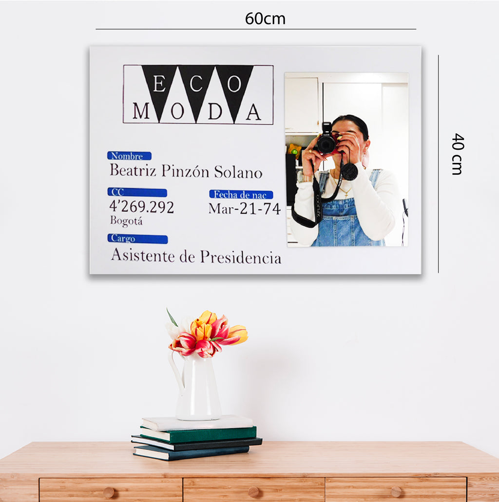 Cuadro carnet Betty la Fea  con Espejo