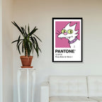 Cuadro Decorativo Pantone Bola de Nieve I y II - Los Simpson