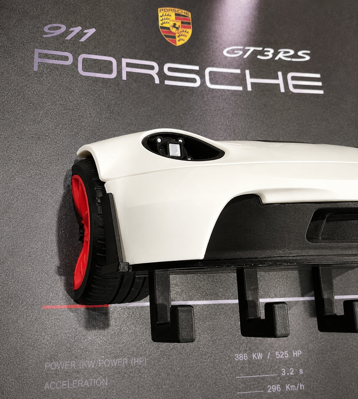 Cuadro Portallaves 3D Porsche 911 GT3 RS