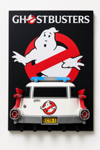 Cuadro Portallaves Ghostbusters ECTO-1 - Cazafantasmas 3D