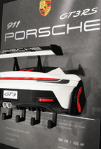 Cuadro Portallaves 3D Porsche 911 GT3 RS