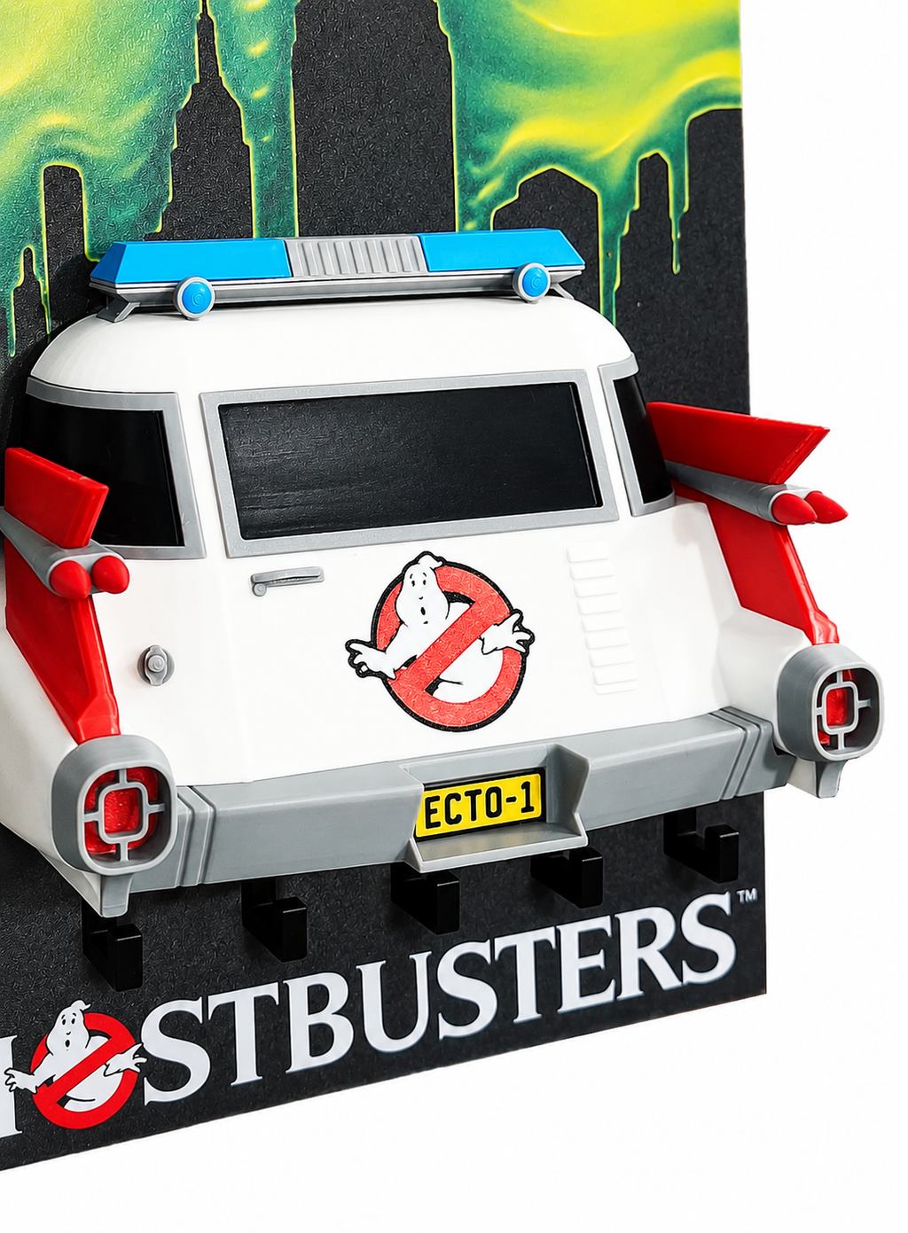 Cuadro Portallaves Ghostbusters ECTO-1 - Cazafantasmas 3D