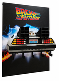 Cuadro Portallaves Delorean Back To The Future 3D