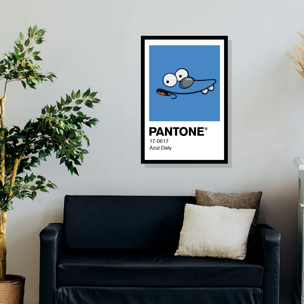 Cuadro Decorativo Pantone Tommy y Daly - Los Simpson