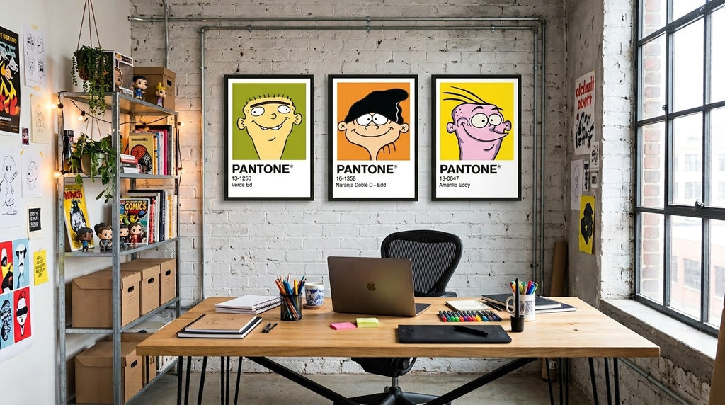 Cuadro Decorativo Pantone Ed, Edd y Eddy – Cartoon Network