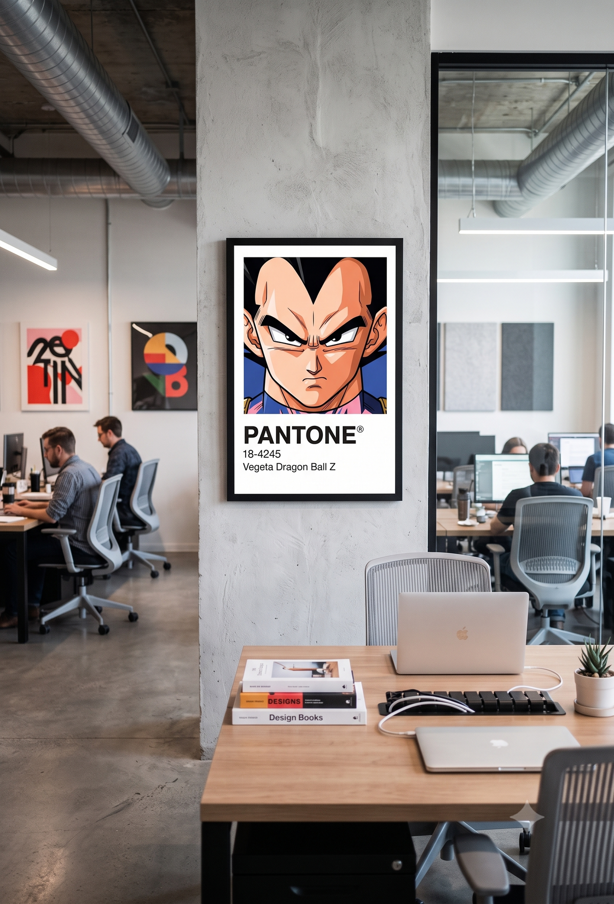 Cuadro Decorativo Pantone Vegeta - Dragon Ball Z