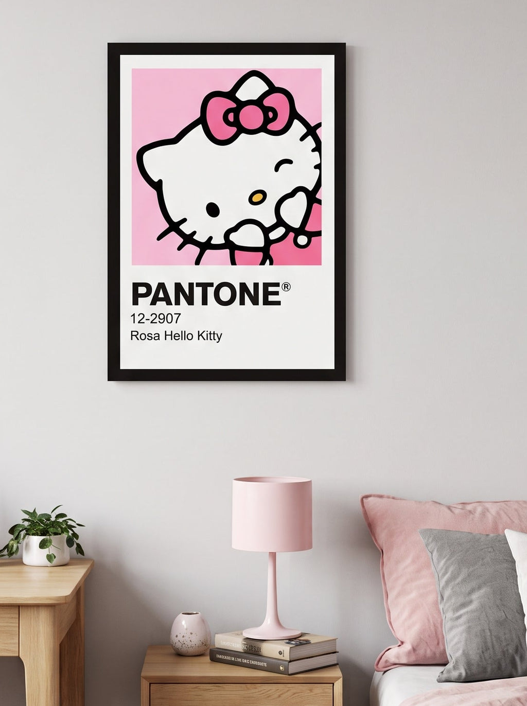 Cuadro Decorativo Pantone Hello Kitty