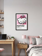 Cuadro Decorativo Pantone Hello Kitty