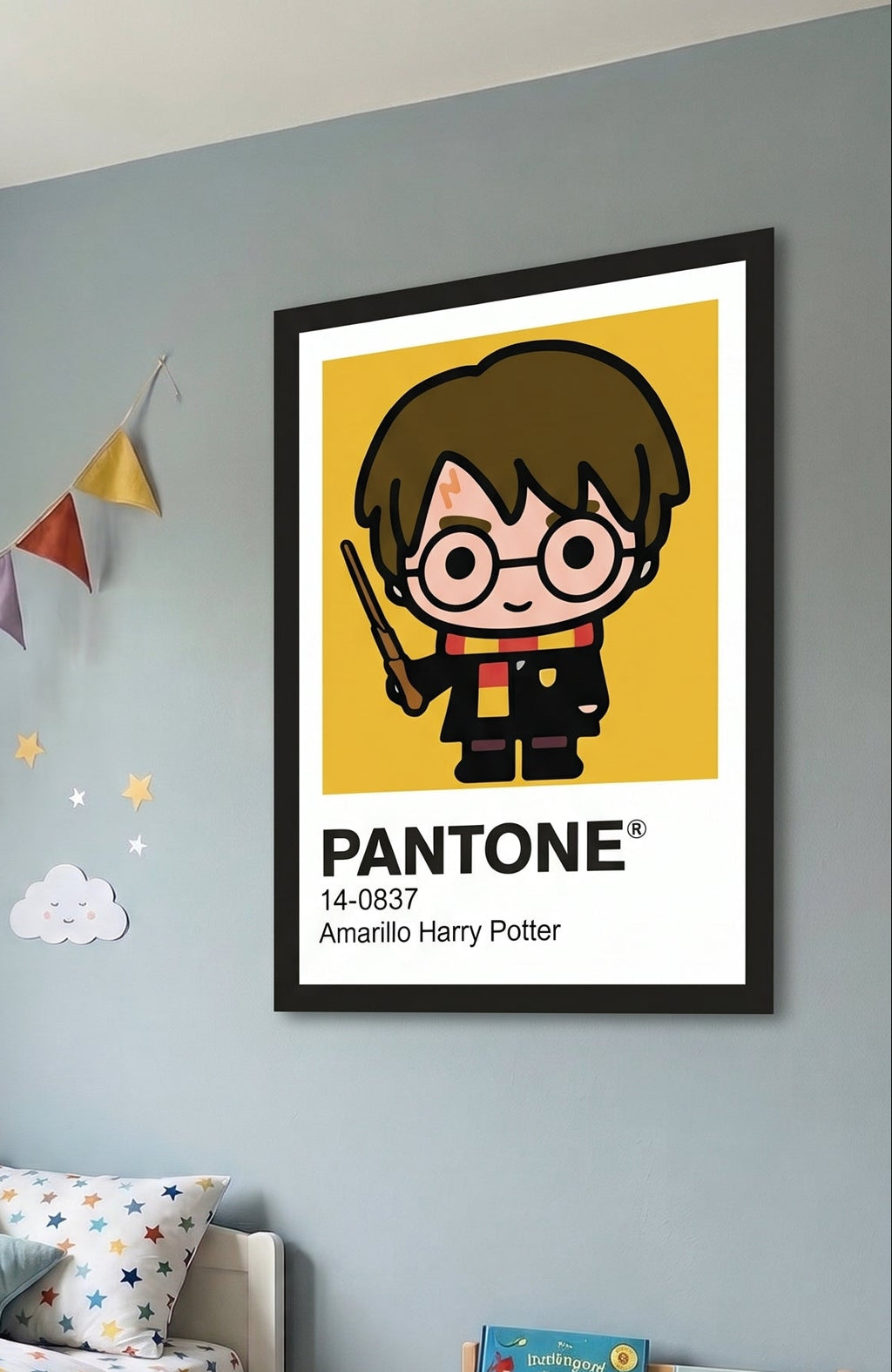Cuadro Decorativo Pantone Harry Potter – Diseño Individual