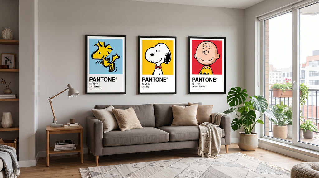 Cuadro Decorativo Pantone Snoopy y sus Amigos – Peanuts
