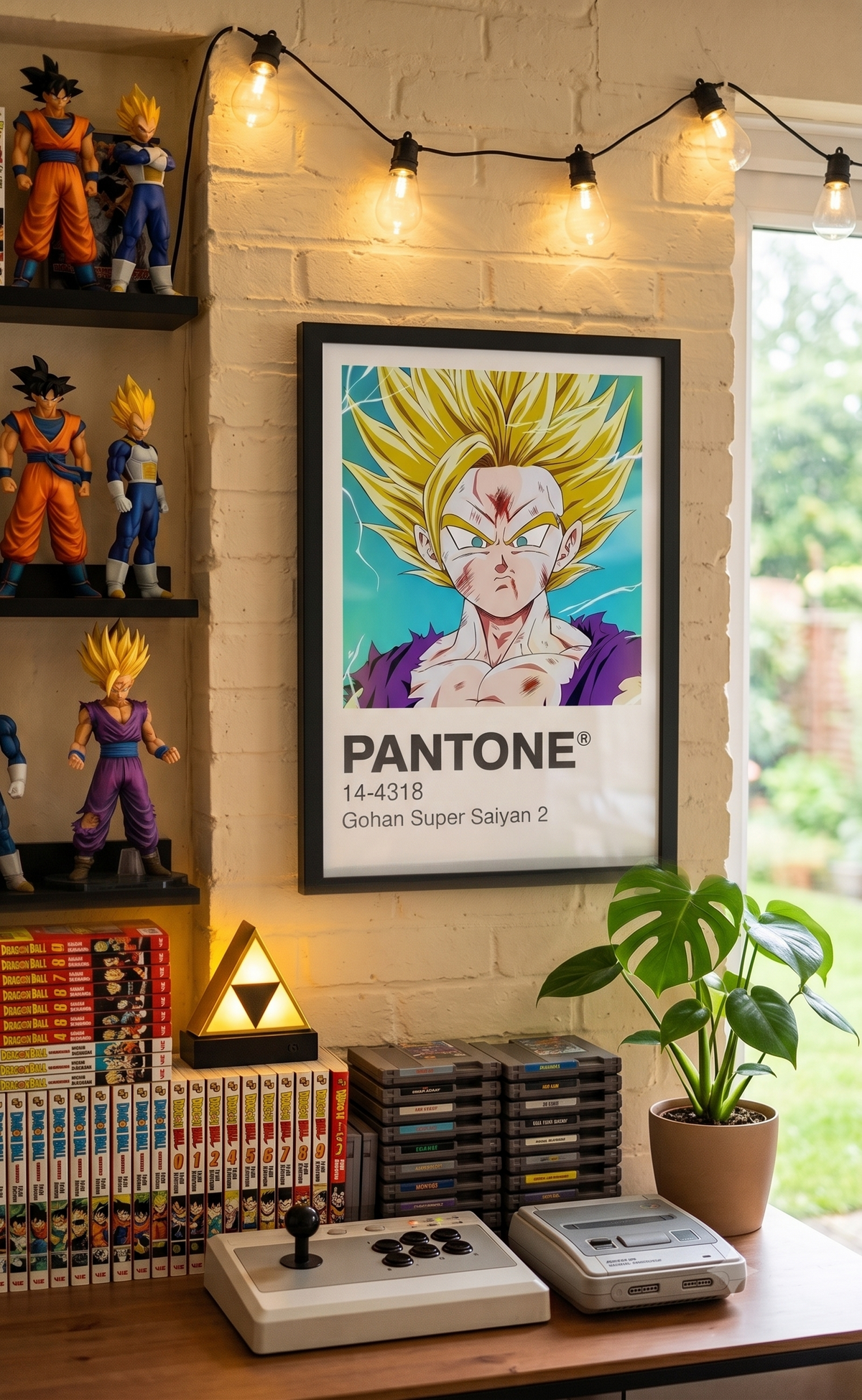 Cuadro Decorativo Pantone Gohan Super Saiyajin 2 – Dragon Ball Z