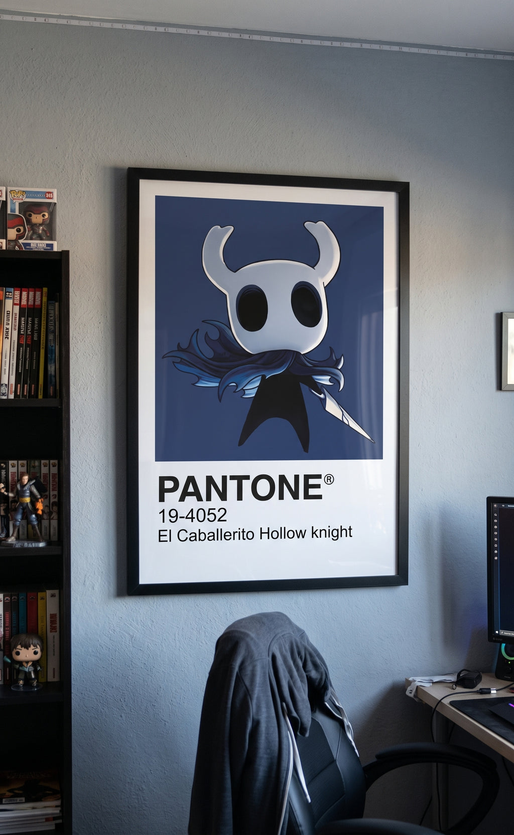 Cuadro Decorativo Pantone El Caballero – Hollow Knight