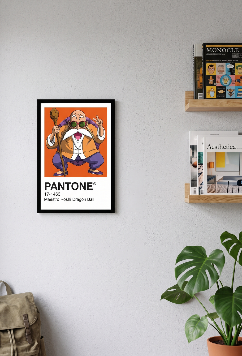 Cuadro Decorativo Pantone Maestro Roshi – Dragon Ball