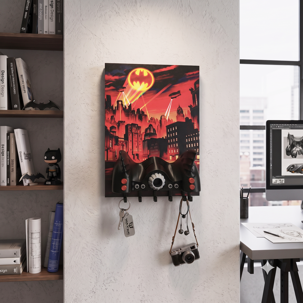 🦇 Portallaves Batimóvil 3D