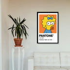 Cuadro Decorativo Pantone Maggie Simpson - Los Simpson