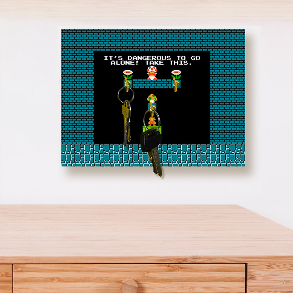 Portallaves Mario Bros Level Up Verde