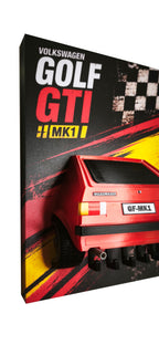Cuadro Portallaves 3D Volkswagen Golf GTI MK1