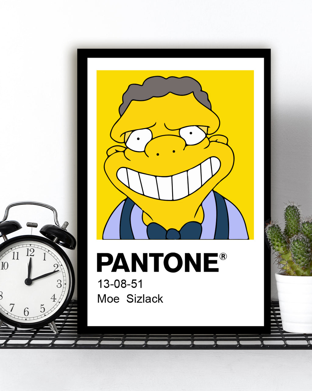 Cuadro Decorativo Pantone Moe Szyslak - Los Simpson