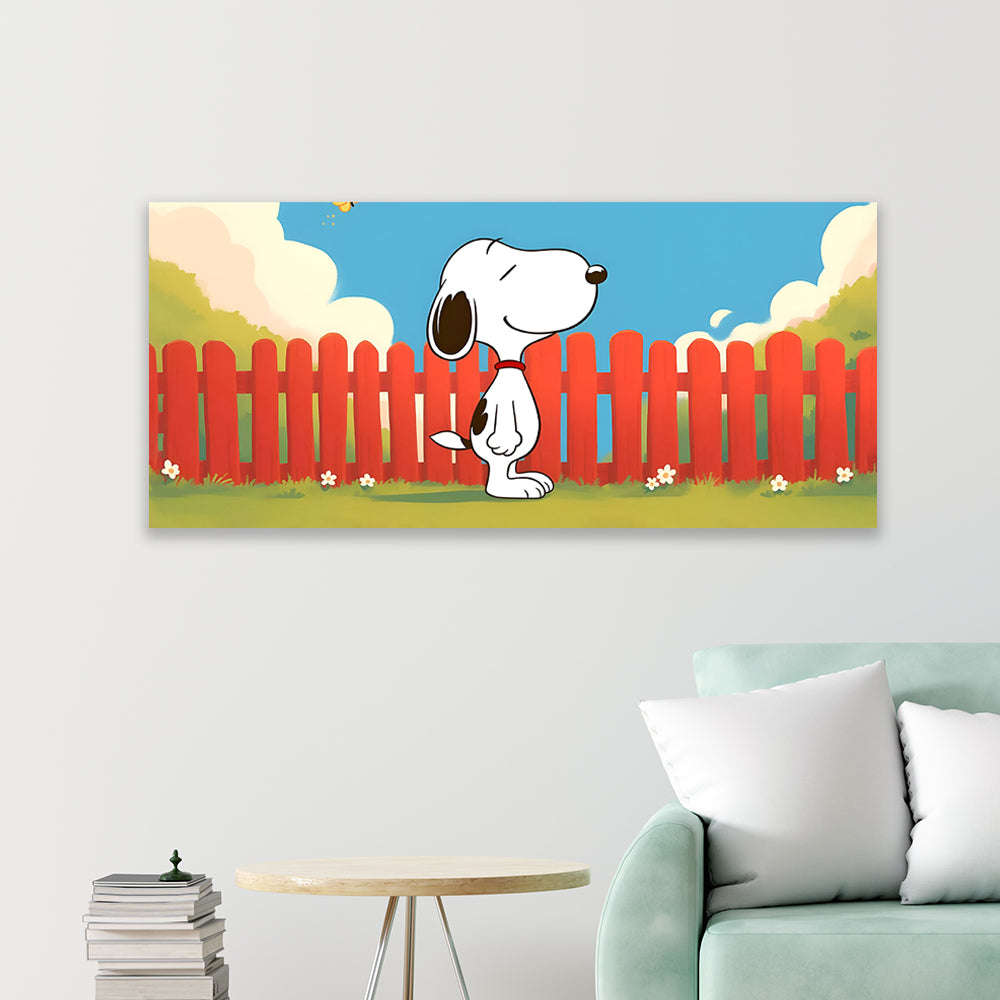 Cuadro Snoopy -Felicidad sin prisa
