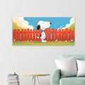Cuadro Snoopy -Felicidad sin prisa