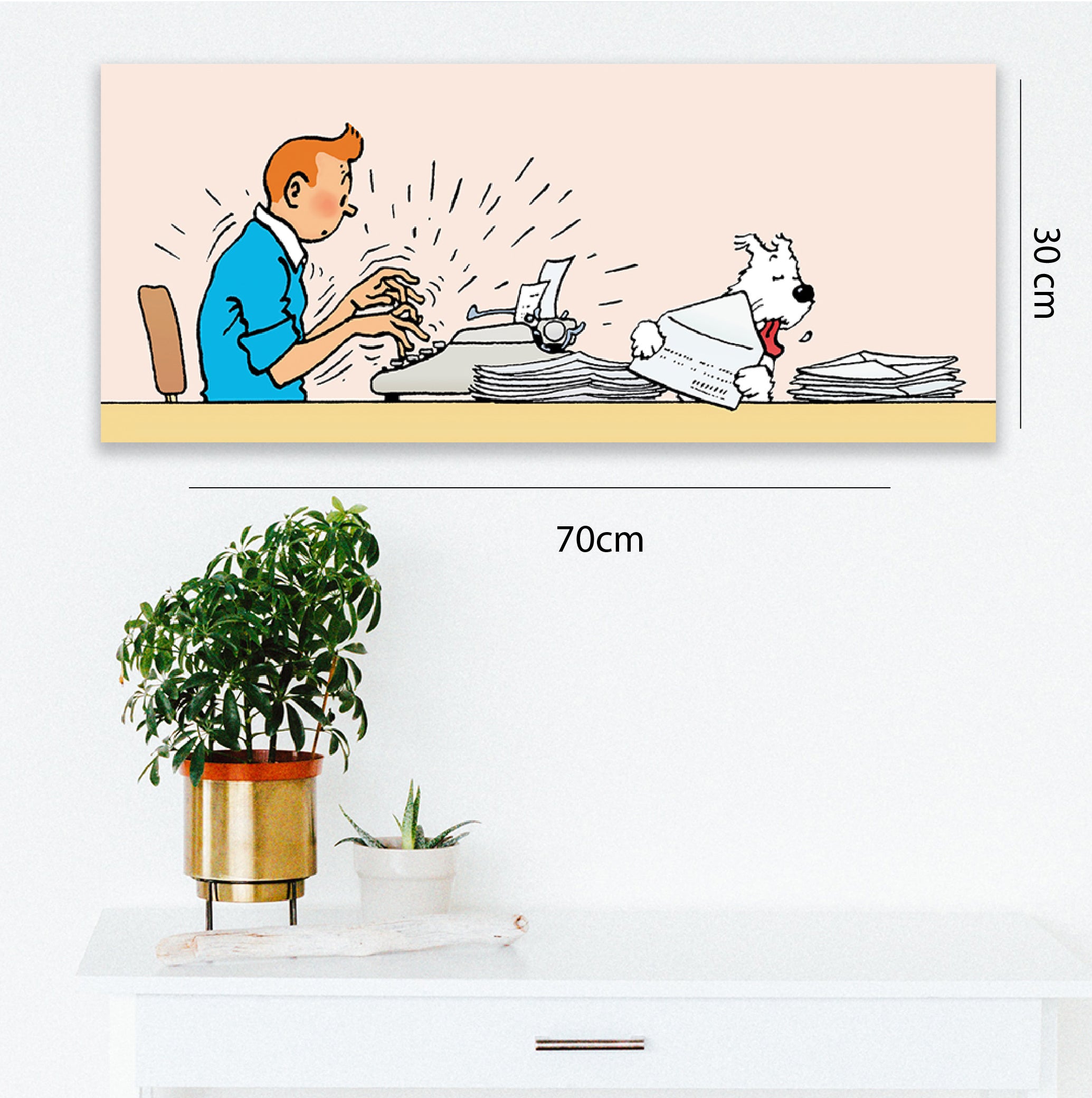 Cuadro Las aventuras de Tintín