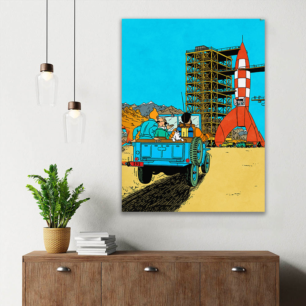 Cuadro  Las aventuras de Tin Tin