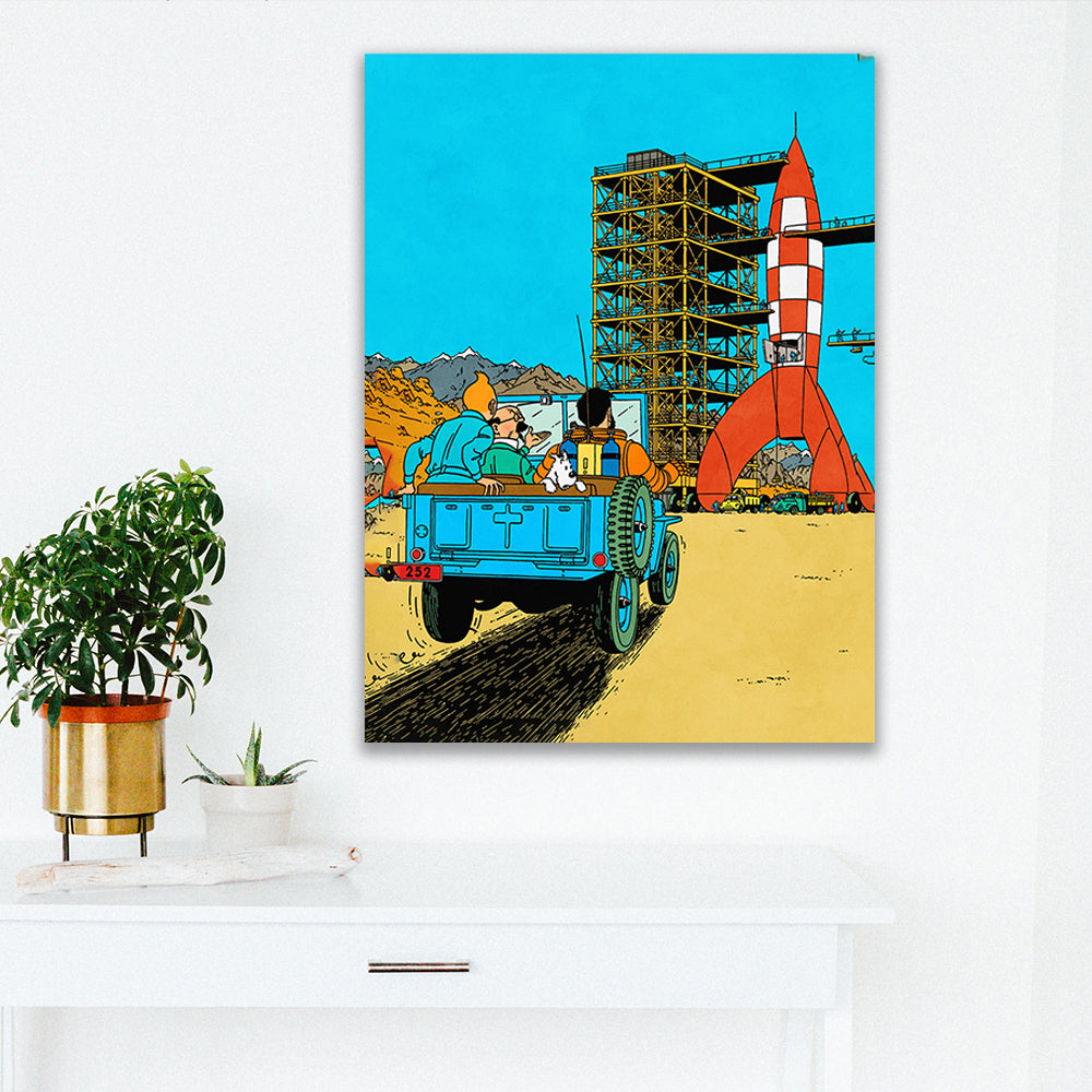 Cuadro  Las aventuras de Tin Tin