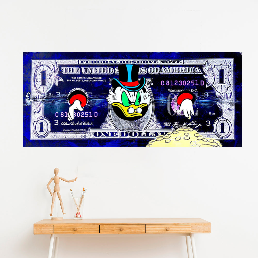 Cuadro Tío Rico McPato Dollar