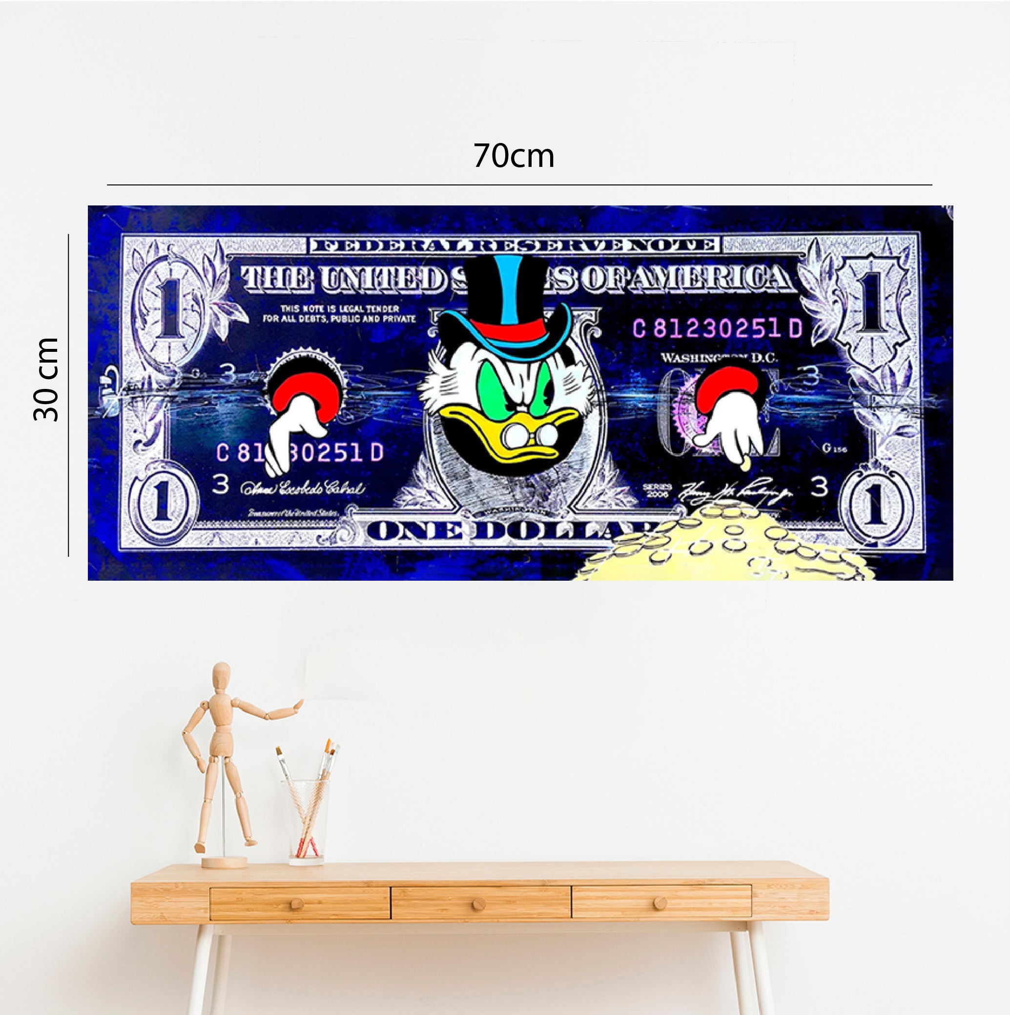 Cuadro Tío Rico McPato Dollar