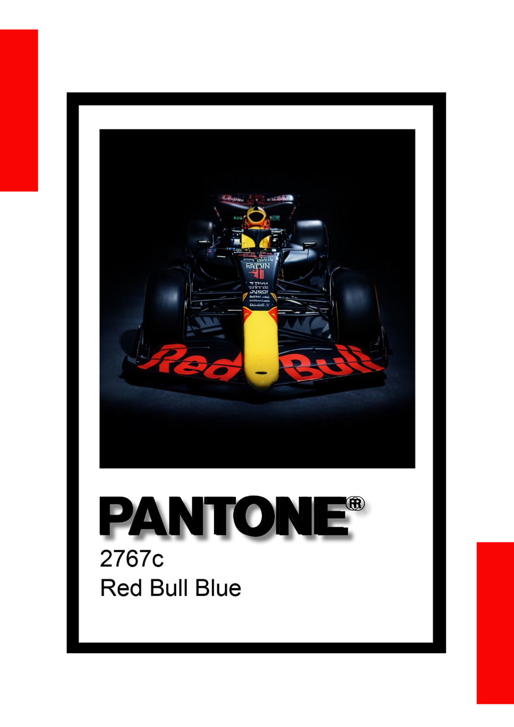 PANTONE F1 RED BULL