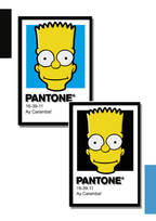 PANTONE Bart Simpsons
