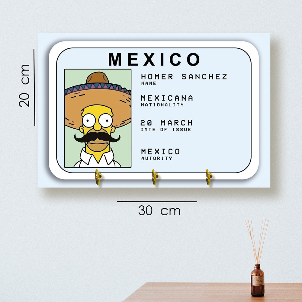 Cuadro / Portallaves Homero Sánchez