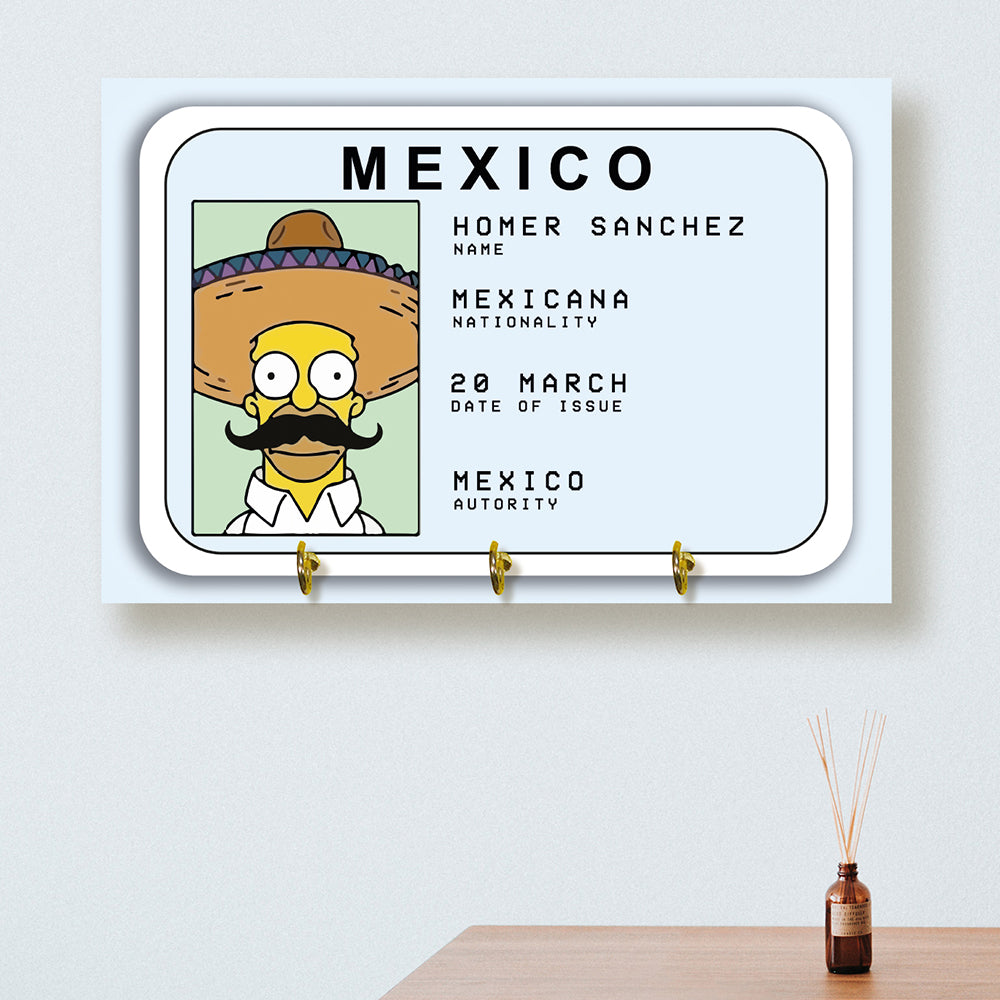Cuadro / Portallaves Homero Sánchez