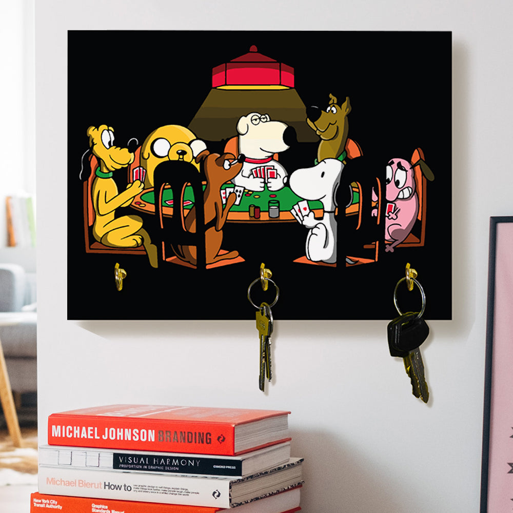 Portallaves Poker Dogs