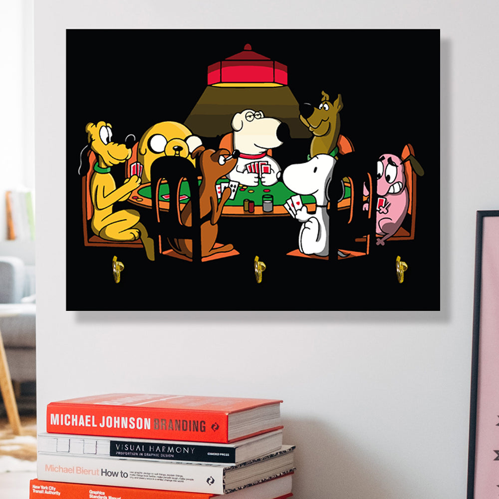 Portallaves Poker Dogs