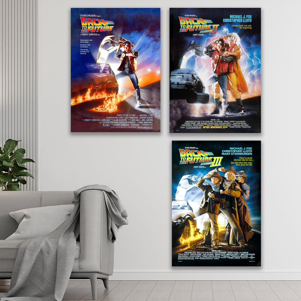 Cuadro Volver al futuro ( I,II,III )