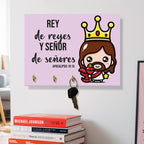 Portallaves “Rey de Reyes” – Fe que Gobierna tu Hogar