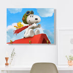 Portallaves Snoopy  & Woodstock