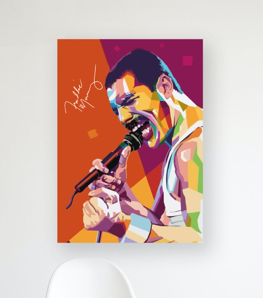 Cuadro Freddie Mercury - Colors